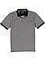 Polo-Shirt, Bio Baumwoll-Piqué, schwarz meliert - schwarz