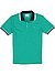 Polo-Shirt, Slim Fit, Baumwoll-Piqué, grün - grün