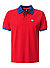 Polo-Shirt, Baumwoll-Piqué, rot - rot