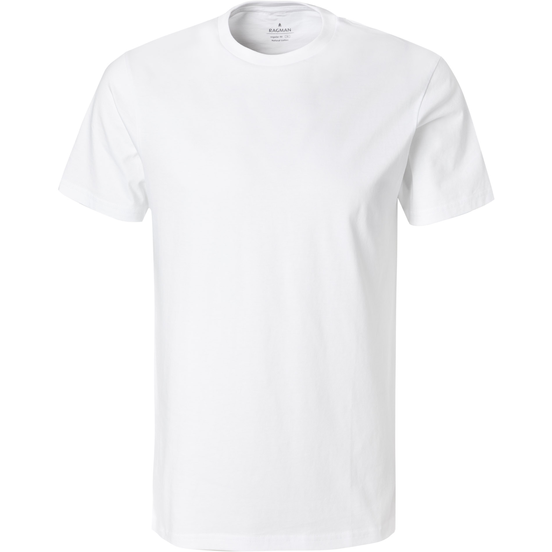 RAGMAN Herren T-Shirt weiß
