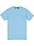 T-Shirt, Baumwolle, hellblau - hellblau