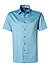 Kurzarmhemd, Baumwoll-Stretch, himmelblau - himmelblau