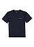 T-Shirt, Regular Fit, Baumwolle, navy - nachtblau