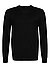 Pullover, Merinowolle-Seide, schwarz - schwarz