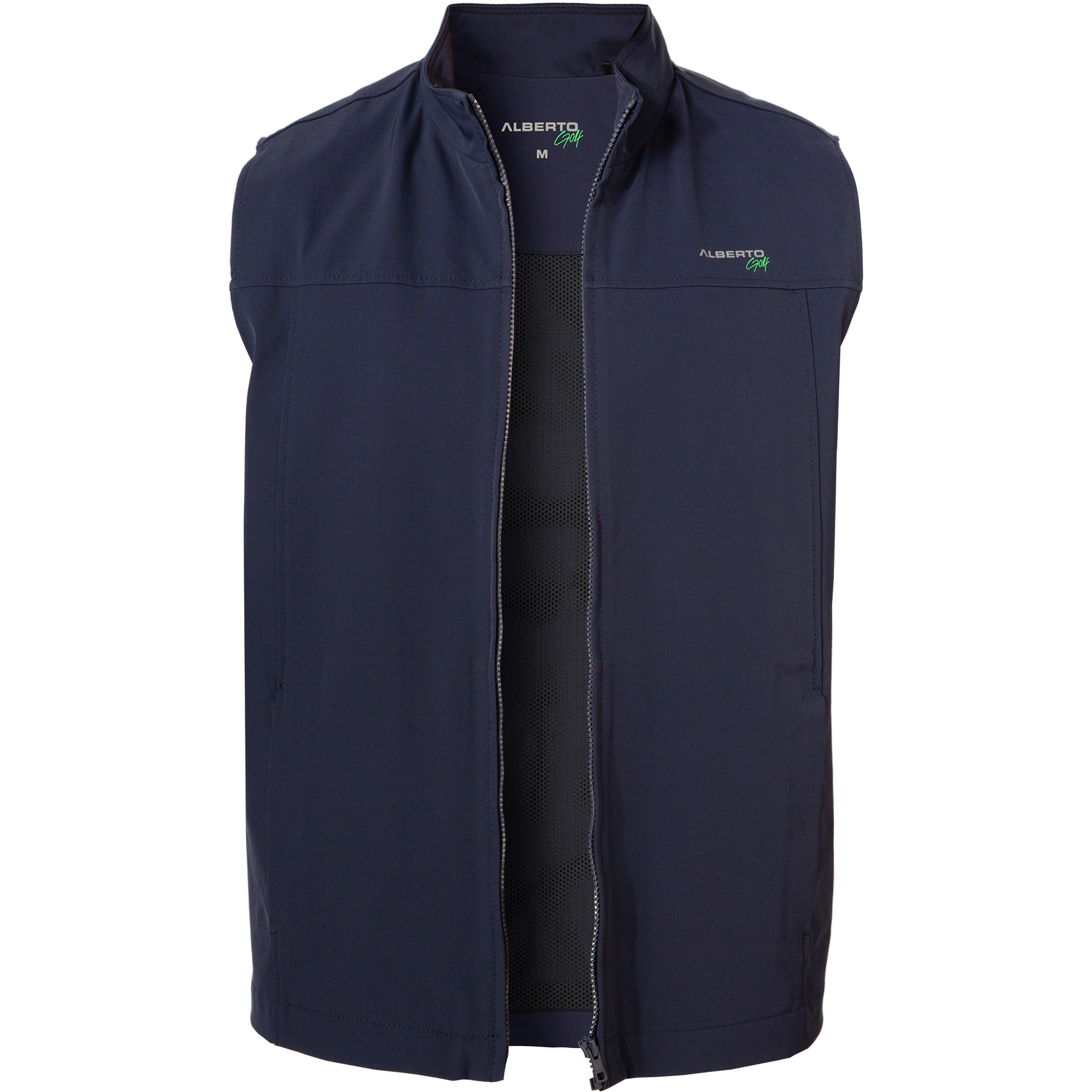 Alberto Golf Herren Golfweste blau 3xDry unifarben