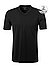 T-Shirts, Modern Fit, Baumwolle, schwarz - schwarz