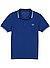 Polo-Shirt, Baumwoll-Piqué, kobaltblau - kobaltblau-hellblau-weiß
