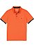 Polo-Shirt, Modern Fit, Baumwoll-Piqué, koralle - korallrot