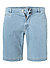 Jeansshorts, Modern Fit, Baumwoll-Stretch, hellblau - hellblau