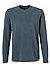 Longsleeve, Regular Fit, Bio Baumwolle, rauchblau - graublau