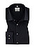 Hemd, Body Fit, Baumwoll-Stretch, schwarz - schwarz