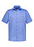 Kurzarmhemd, Comfort Fit, Baumwolle, blau - blau