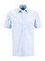 Kurzarmhemd, Modern Fit, Baumwolle, blau - blau