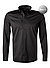 Hemd, Body Fit, Jersey geruchshemmend, schwarz - schwarz