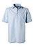 Kurzarmhemd, Comfort Fit, Baumwolle, blau - blau