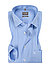 Hemd, Comfort Fit, Baumwolle, bleu-weiß gestreift - bleu
