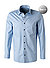 Hemd, Modern Fit, Jersey schnelltrocknend, hellblau - hellblau