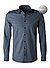 Hemd, Super Slim Fit, Jersey geruchshemmend, rauchblau - rauchblau