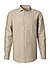 Hemd, Regular Fit, Reines Leinen, sand - sand