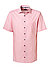 Kurzarmhemd, Modern Fit, Baumwolle, korallenrosa - korallenrosa