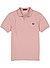 Polo-Shirt, Baumwoll-Piqué, rosé - pink-schwarz