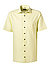 Kurzarmhemd, Modern Fit, Baumwolle, zitronengelb - zitronengelb