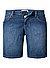 Jeansshorts, Baumwoll-Stretch COOLMAX®, jeansblau - jeansblau