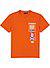 T-Shirt, Baumwolle, orange - orange