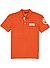 Polo-Shirt, Baumwoll-Piqué, dunkelorange - dunkelorange