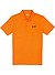 Polo-Shirt, Baumwoll-Jersey, mango - orange