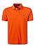 Polo-Shirt, Custom Slim Fit, Baumwoll-Piqué, orange - neonorange