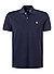 Polo-Shirt, Tailored Fit, Baumwoll-Piqué, navy - navy