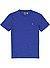 T-Shirt, Custom Slim Fit, Baumwolle, marineblau - marine