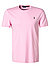 T-Shirt, Custom Slim Fit, Baumwolle, rosa - pink