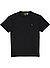 T-Shirt, Classic Fit, Baumwolle, schwarz - schwarz