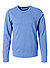 Sweatshirt, Baumwolle, hellblau - hellblau