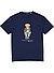 T-Shirt, Classisc Fit, Baumwolle, navy - navy