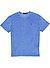 T-Shirt, Frottee, blau - hellblau