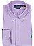 Hemd, Custom Fit, Baumwoll-Stretch, violett kariert - violett