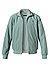 Blouson, Mikrofaser wasserabweisend, mint - silberblau