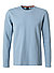 Longsleeve, Baumwolle, hellblau - hellblau
