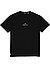 T-Shirt, Classic Fit, Baumwolle, schwarz - schwarz