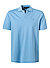 Polo-Shirt, Classic Fit, Baumwoll-Piqué, hellblau - hellblau