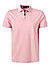 Zip-Polo, Custom Slim Fit, Baumwoll-Piqué, pink - pink