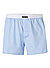 Boxershorts, Baumwolle, blau - hellblau