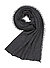 Schal, Schurwolle, anthrazit - anthrazit