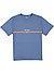 T-Shirt, Regular Fit, Baumwolle, blau - blau