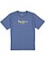 T-Shirt, Regular Fit, Baumwolle, blau - blau