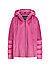 Capejacke MS Voyager im Material-Mix mit Fake Fur - fuchsia