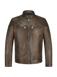 MILESTONE Lederjacke Parker 431099/60485/27